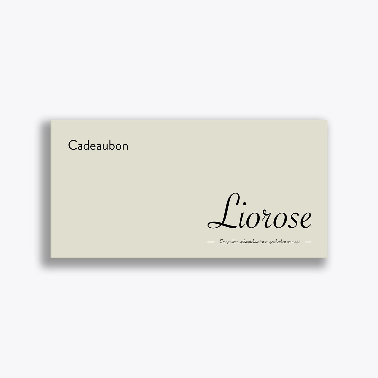 Liorose cadeaubon