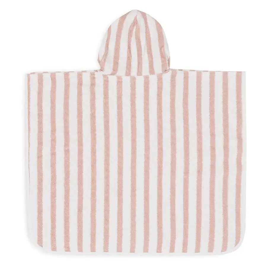 Jollein Badponcho Stripe Wild Roze